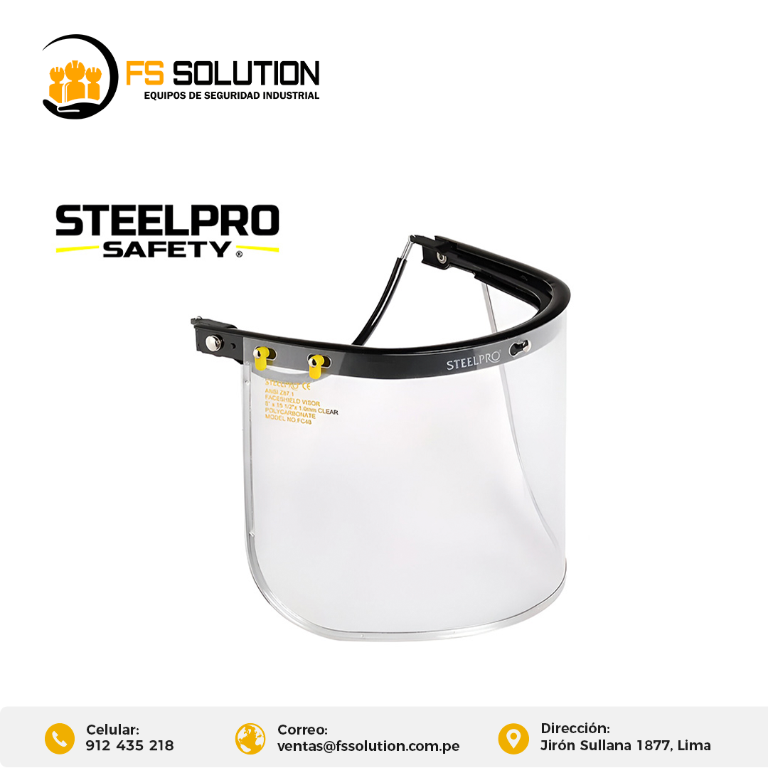 PROTECTOR FACIAL ADAPTABLE A CASCO STEELPRO