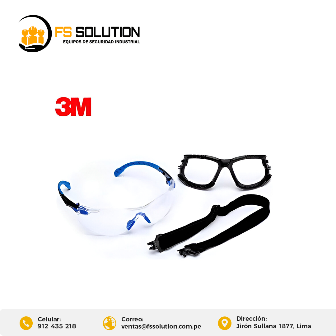 LENTES DE SEGURIDAD 3M SOLUS SERIE 1000