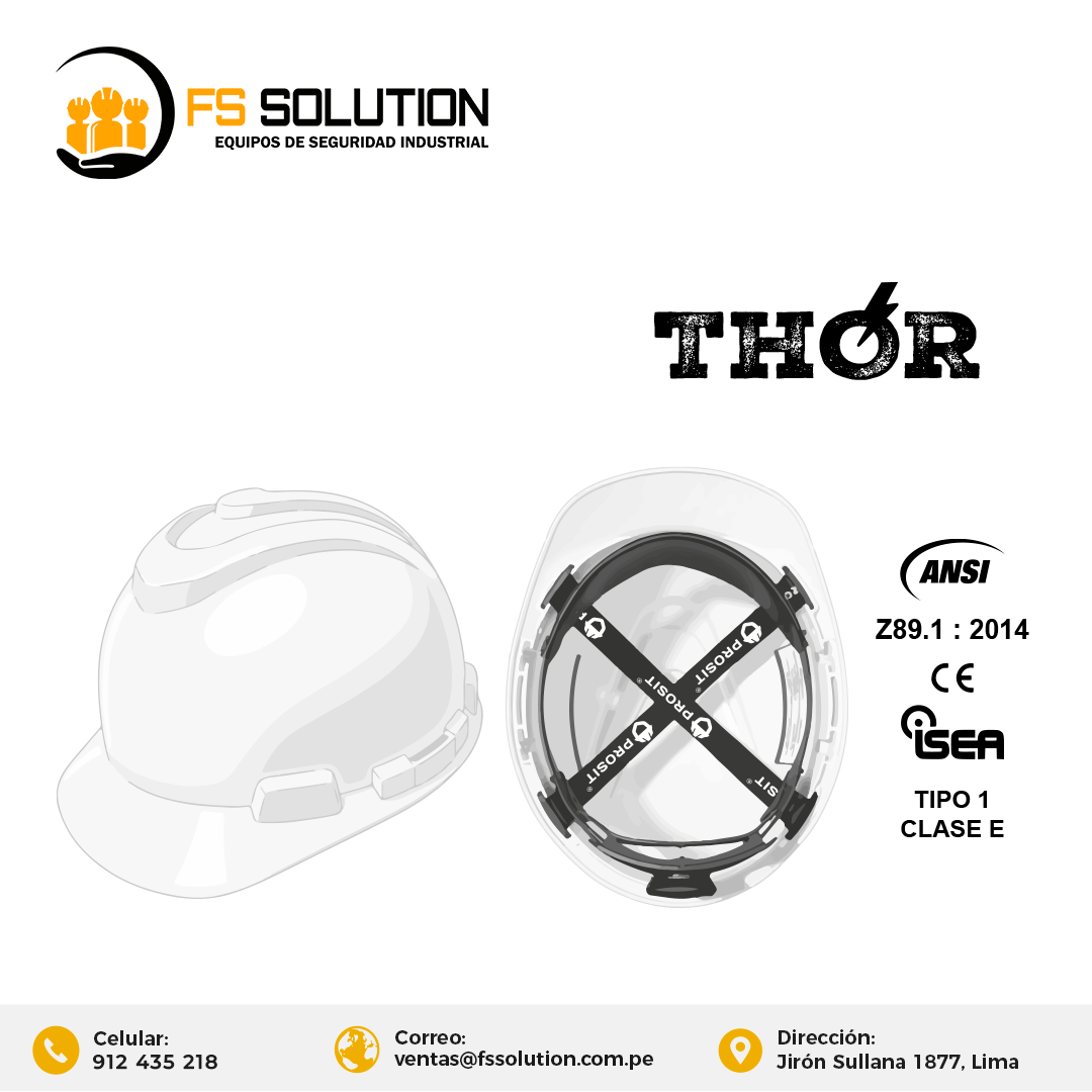 CASCO DE SEGURIDAD MODELO THOR